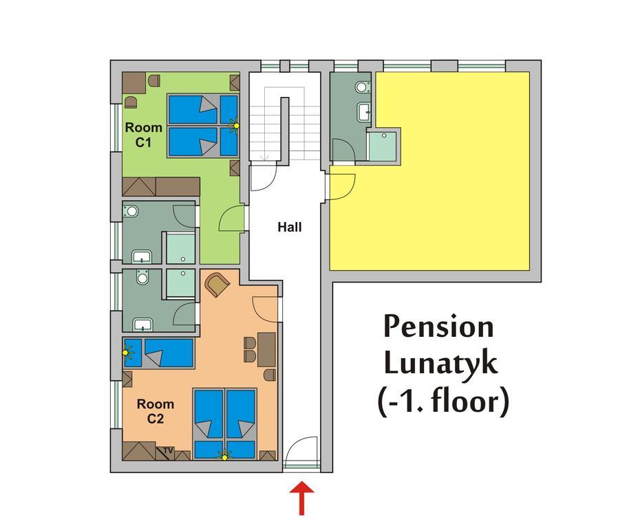Pension Lunatyk Липтовски-Микулаш Экстерьер фото